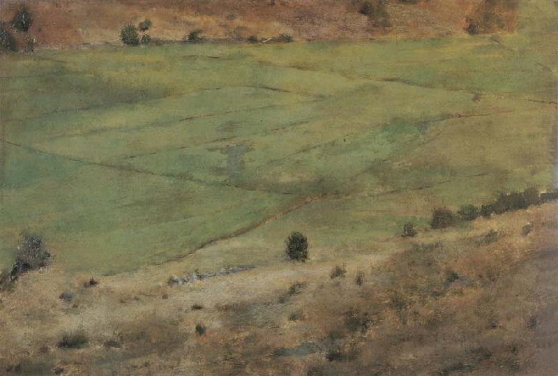 Fernand Khnopff In Fosset.Grass oil painting image